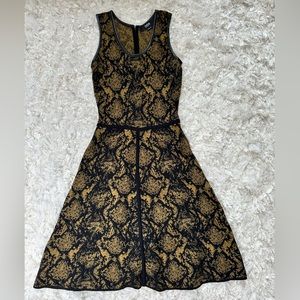 Yigal knit a-line dress